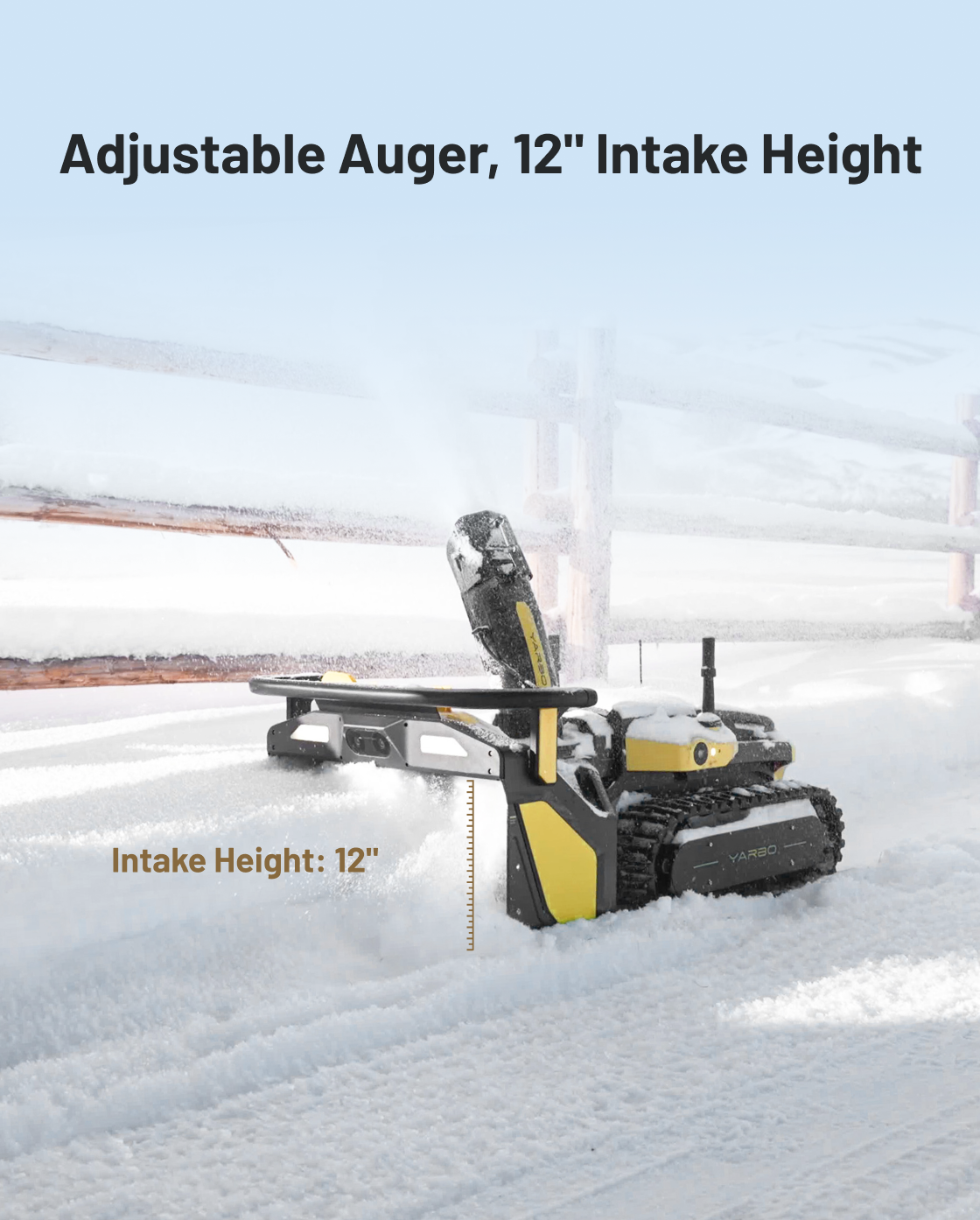 '- Yarbo Snow Blower -