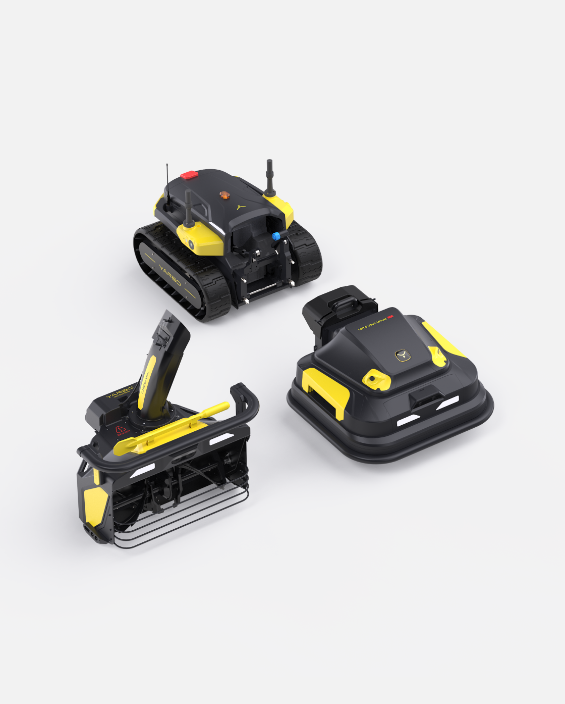 '- Yarbo Lawn Mower Pro + Snow Blower -