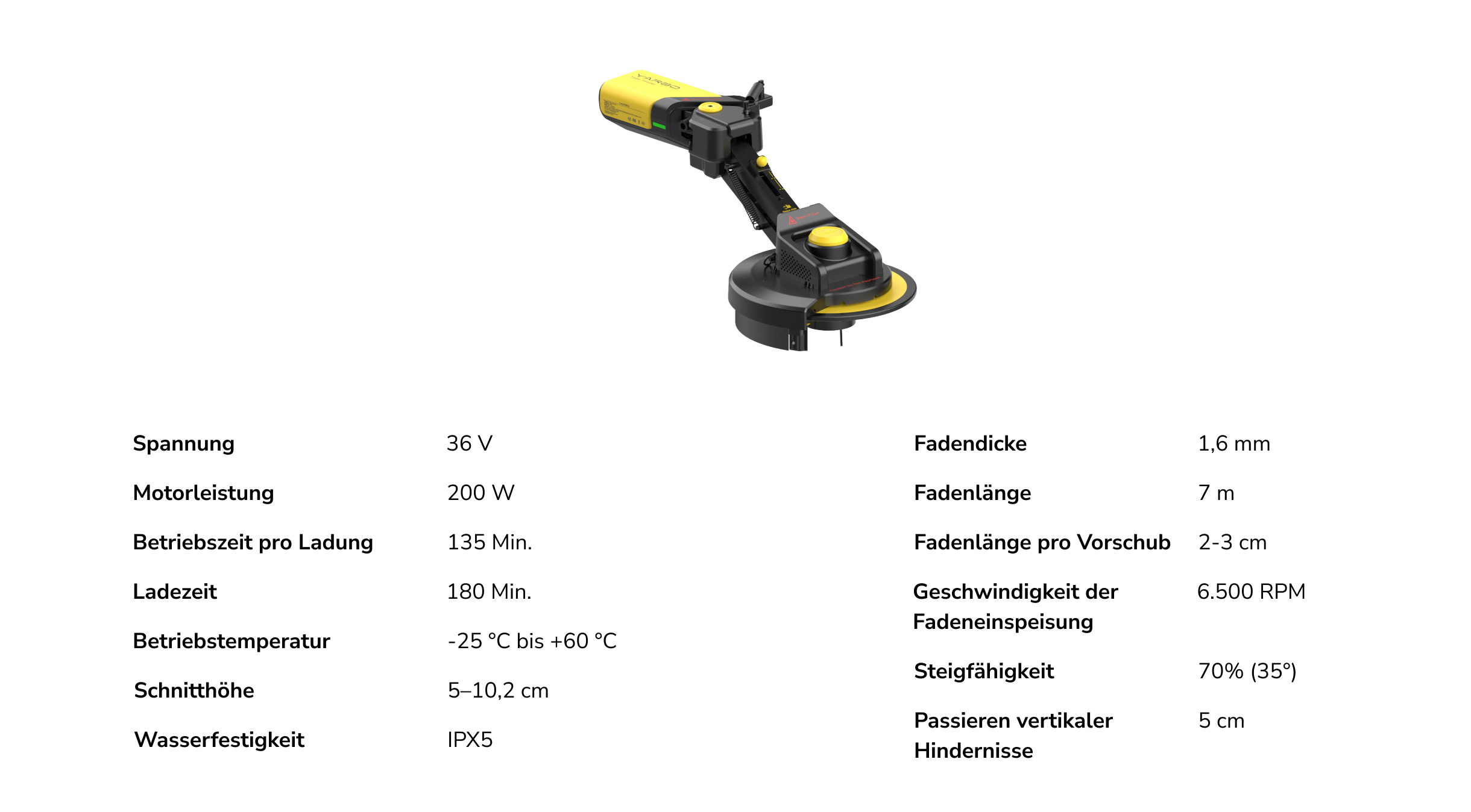 Specifications