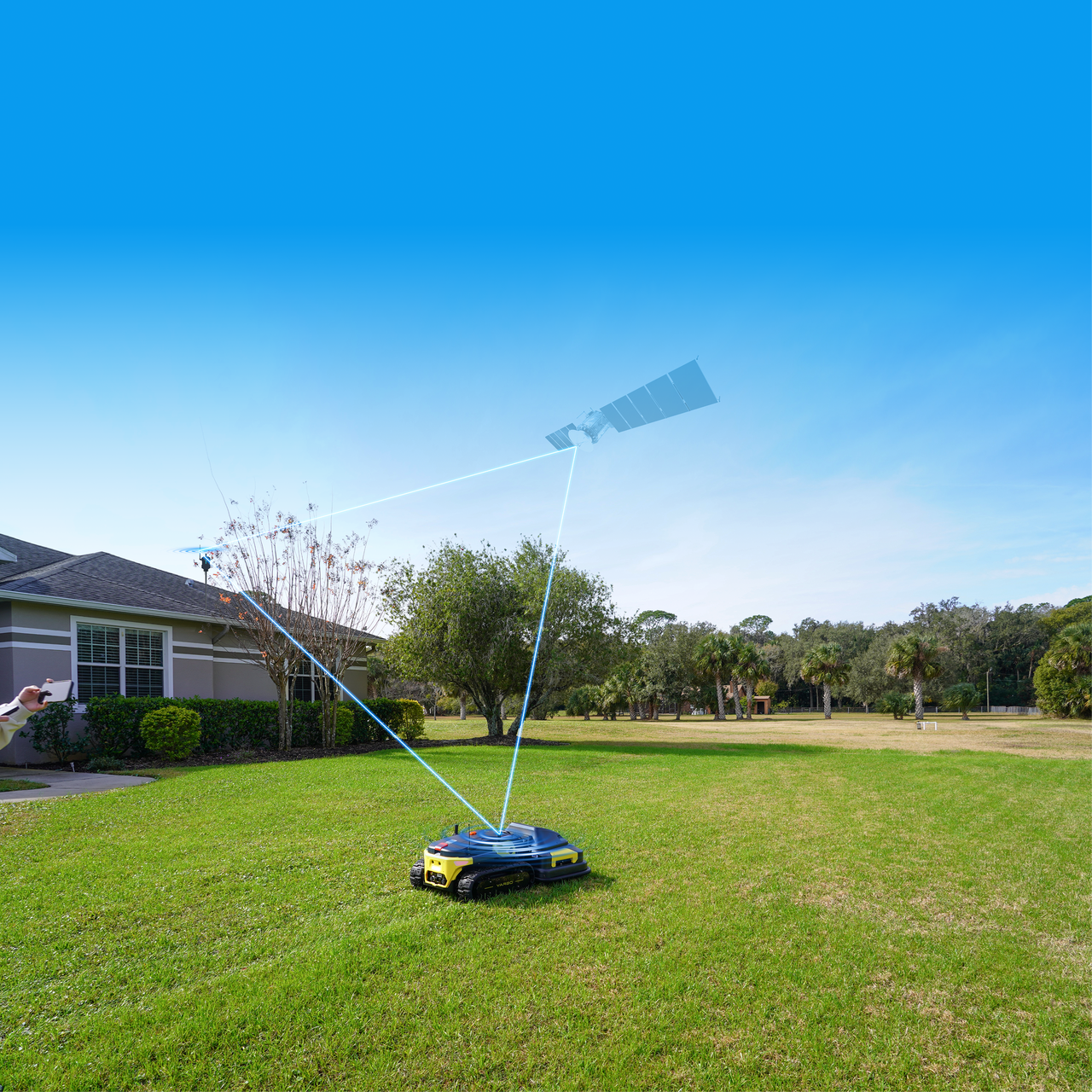 Yarbo RTK signal in my yard