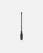 Black HaLow antenna for Rover Y Series, slim design with ribbed base, front view on white background
