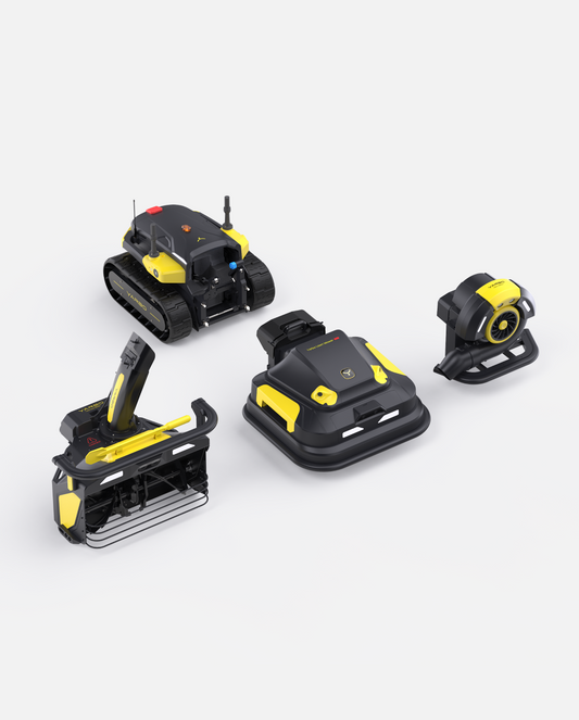'- Yarbo Lawn Mower Pro + Snow Blower + Blower -